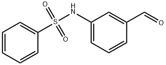 N-(3-FORMYLPHENYL)BENZENESULFONAMIDE Struktur