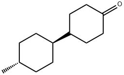 TRANS-4-(TRANS-4-METHYLCYCLOHEXYL)CYCLOHEXYLANONE, 151772-66-6, 结构式