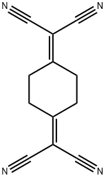 1,4-ビス(ジシアノメチレン)シクロヘキサン 化学構造式