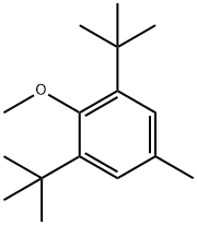 3,5-di-tert-butyl-4-methoxytoluene Structure