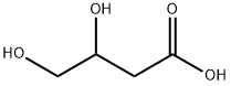 3,4-dihydroxybutanoic acid Structure