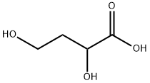 2,4-dihydroxy-Butanoic acid Struktur