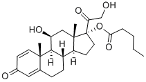 泼尼松龙戊酸酯,15180-00-4,结构式