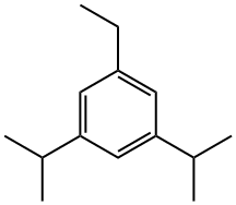 1,3-ジイソプロピル-5-エチルベンゼン 化学構造式