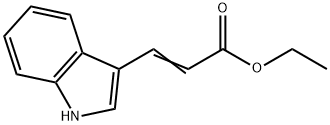 吲哚-2-丙烯酸乙酯, 15181-86-9, 结构式