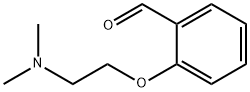 2-[2-(ジメチルアミノ)エトキシ]ベンズアルデヒド HYDROCHLORIDE 化学構造式