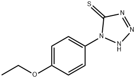 1-(4-乙氧基苯基)-1,2-二氢-5H-四唑-5-硫酮, 15182-68-0, 结构式