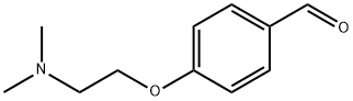 4-[2-(ジメチルアミノ)エトキシ]ベンズアルデヒド 化学構造式