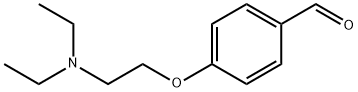 4-[2-(ジエチルアミノ)エトキシ]ベンズアルデヒド 化学構造式