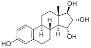 15α-ヒドロキシエストリオール 化学構造式