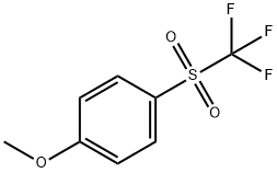 1-METHOXY-4-TRIFLUOROMETHANESULFONYL-BENZENE Struktur