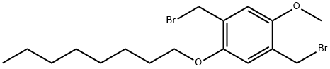 2 5-BIS(BROMOMETHYL)-1-METHOXY-4-OCTYLO& Structure