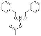 DIBENZYLOXYACETOXYSILANE Structure