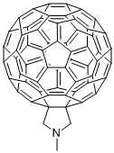 N-甲基富勒烯吡咯烷, 151872-44-5, 结构式