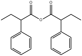 ビス(α-エチルベンゼン酢酸)無水物 化学構造式