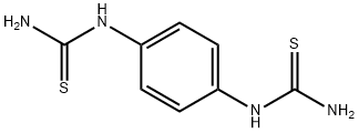 1,4-フェニレンビス(2-チオ尿素) 化学構造式