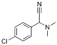 4-Chloro-α-(dimethylamino)benzeneacetonitrile Structure