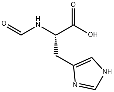 N-ホルミル-L-ヒスチジン 化学構造式