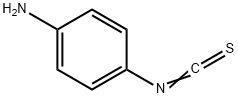 4-イソチオシアナトベンゼンアミン 化学構造式