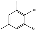 2-ブロモ-4,6-ジメチルベンゼノール 化学構造式
