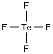 テルル(IV)テトラフルオリド 化学構造式