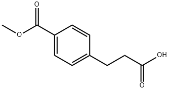3-(4-甲氧基羰基苯基)丙酸,151937-09-6,结构式