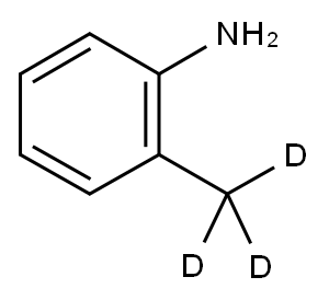 O‐トルイジン‐D3 化学構造式