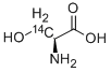 L-SERINE, [3-14 C] Struktur
