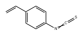 1-乙烯基-4-异硫氰酸基-苯, 1520-20-3, 结构式