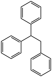 1,1',1''-(1-エタニル-2-イリデン)トリスベンゼン 化学構造式