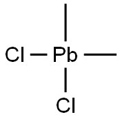 Dimethyldichloroplumbane Struktur