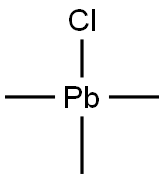 トリメチルクロロ鉛(IV) 化学構造式