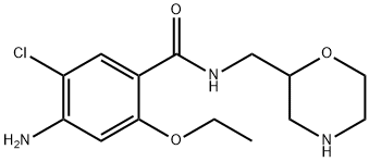 4-amino-5-chloro-2-ethoxy-N-((2-morpholinyl)methyl)benzamide Structure