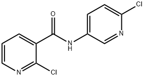 2-Chloro-N-(2'-chloro-5'-pyridinyl)pyridine-3-carboxamide Structure