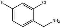 2-CHLORO-4-FLUOROBENZYLAMINE Struktur