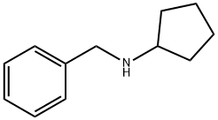N-ベンジル-N-シクロペンチルアミン 化学構造式