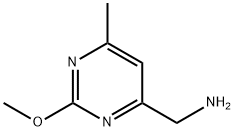 4-Pyrimidinemethanamine, 2-methoxy-6-methyl-,1520626-70-3,结构式