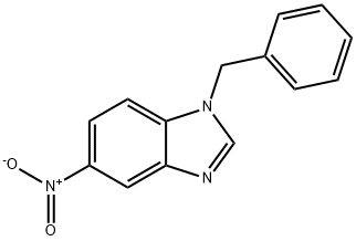 1-苄基-5-硝基-1H-苯并[D]咪唑 结构式