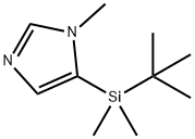 5-(TERT-BUTYLDIMETHYLSILYL)-1-METHYL-1H& 化学構造式
