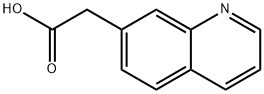 2-(喹啉-7-基)乙酸, 152149-07-0, 结构式