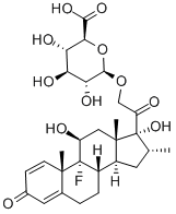 DEXAMETHASONE Β-D-GLUCURONIDE, 152154-28-4, 结构式