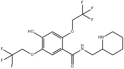 4-HYDROXYFLECAINIDE Struktur