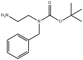 (2-AMINOETHYL)-BENZYLCARBAMICACIDTERT-BUTYLESTER
 Struktur