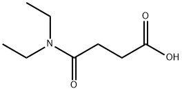 3-(二乙基氨基羰基)丙酸 结构式