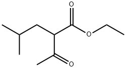 Ethyl 2-isobutylacetoacetate Struktur
