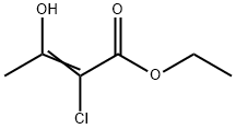 2-Butenoic  acid,  2-chloro-3-hydroxy-,  ethyl  ester Structure