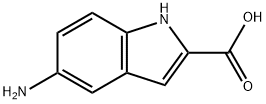 5-氨基-2-吲哚羧酸, 152213-40-6, 结构式