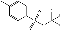4-Methylbenzene-1-thiosulfonic acid S-trifluoromethyl ester Structure