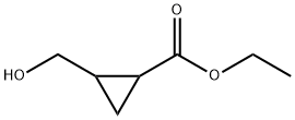 2-(ヒドロキシメチル)シクロプロパンカルボン酸エチル 化学構造式