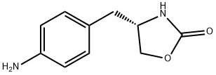 (S)-4-(4-Aminobenzyl)-2(1H)-oxazolidinone Struktur